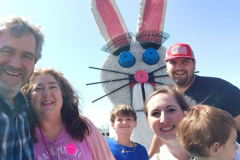 Easter-Bunny-of-haybales-with-family2